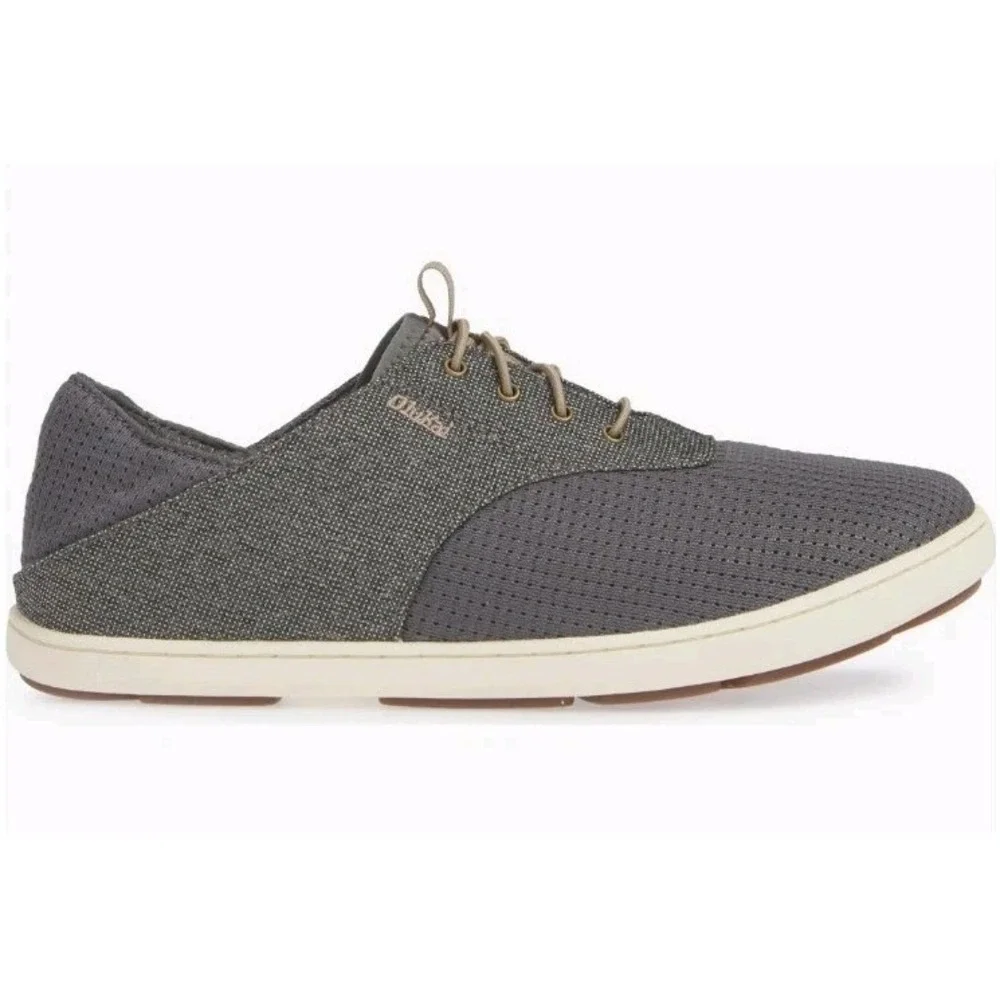 Olukai Nohea Moku Shoes Mens Size 14 Grey‎ Slip On Boat Beach Casual Sneakers